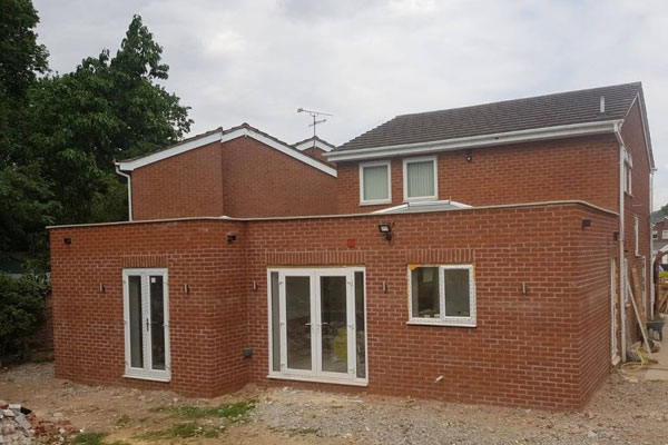 Extension at Wrexham property