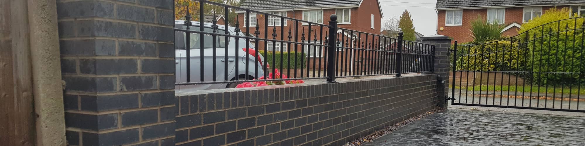 Front garden wall in Wrexham